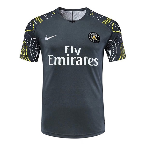 Camiseta de Entrenamiento Paris Saint Germain 2019 2020 Negro Amarillo